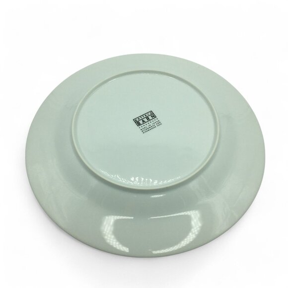 Pottery Barn PARAGRAPH White Cobalt Blue Band Dinner Platter/Chop Plate 12-1/4” - Picture 5 of 5